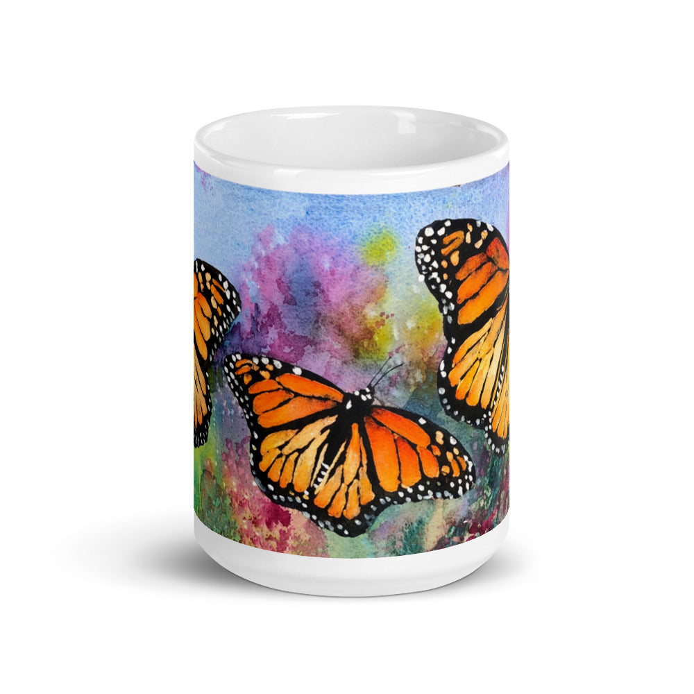 Monarch Butterfly 15oz Coffee Mug