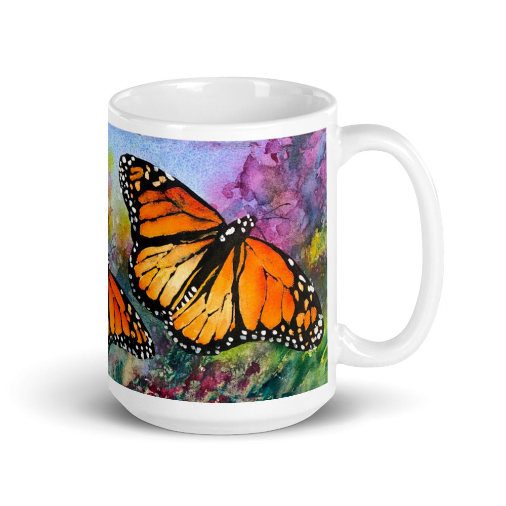 Monarch Butterfly 15oz Coffee Mug